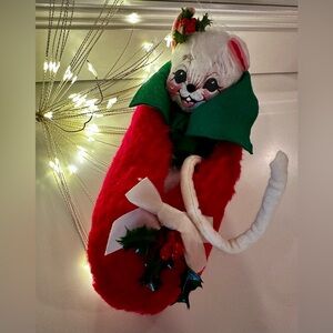 Annalee 7” Mouse in a Slipper Figure 1994 Pre-owned. CLEAN Bundle and SAVE! VNTG